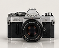 Canon AE-1 classic 35mm SLR camera